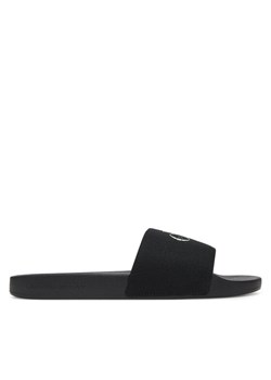 Calvin Klein Jeans Klapki Slide Monologo Cv YM0YM01367 Czarny ze sklepu MODIVO w kategorii Klapki męskie - zdjęcie 183814975