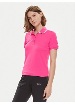 CMP Polo 31T5066 Różowy Regular Fit ze sklepu MODIVO w kategorii Bluzki damskie - zdjęcie 183814997