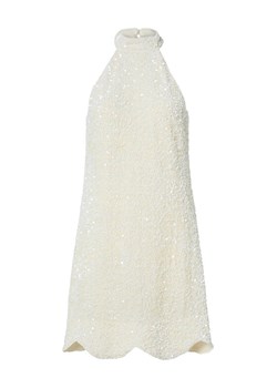 YAS Sukienka koktajlowa Mira 26037830 Écru Regular Fit ze sklepu MODIVO w kategorii Sukienki - zdjęcie 183815125