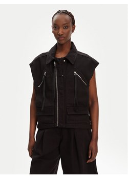 PINKO Kamizelka Gerard Gilet 105237 A2M8 Czarny Regular Fit ze sklepu MODIVO w kategorii Kamizelki damskie - zdjęcie 183815129