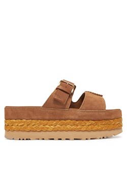 Ugg Klapki W Aubrey Slide 1167451 Brązowy ze sklepu MODIVO w kategorii Espadryle damskie - zdjęcie 183815146