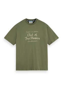 Scotch &amp; Soda Koszulka w kolorze oliwkowym ze sklepu Limango Polska w kategorii T-shirty męskie - zdjęcie 183824798