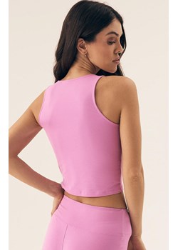 Esotiq damski crop top Bloovii Midrise 42808-30X, Kolor różowy, Rozmiar L, BLOOVII ze sklepu Intymna w kategorii Bluzki damskie - zdjęcie 183825268