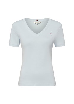 Tommy Hilfiger Koszulka damska Kobiety Bawełna jasnoniebieski jednolity - id: 741337-0004-09900 - marki Tommy Hilfiger - 183825946 Tommy Hilfiger Koszulka damska Kobiety Bawełna jasnoniebieski jednolity ze sklepu vangraaf w kategorii Bluzki damskie - zdjęcie 183825946