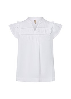 soyaconcept® Bluzka damska - Caliste Kobiety Bawełna biały jednolity ze sklepu vangraaf w kategorii Bluzki damskie - zdjęcie 183825976