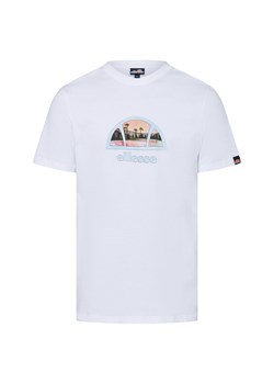 ellesse Koszulka męska - Courtsica Mężczyźni Bawełna biały nadruk - id: 766338-0001-09900 - marki Ellesse - 183825986 ellesse Koszulka męska - Courtsica Mężczyźni Bawełna biały nadruk ze sklepu vangraaf w kategorii T-shirty męskie - zdjęcie 183825986