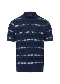 Fred Perry Męska koszulka polo Mężczyźni Bawełna granatowy w kratkę ze sklepu vangraaf w kategorii T-shirty męskie - zdjęcie 183825998