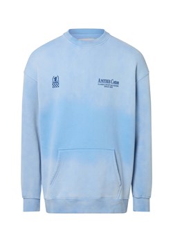 Another Cotton Lab Bluza męska - Another Day Oversize Mężczyźni Bawełna jasnoniebieski jednolity ze sklepu vangraaf w kategorii Bluzy męskie - zdjęcie 183826016