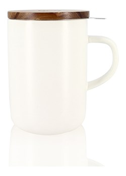 Ogo Living Kubek &quot;Juliet&quot; w kolorze białym do herbaty - 475 ml ze sklepu Limango Polska w kategorii Dzbanki i zaparzacze - zdjęcie 183830879