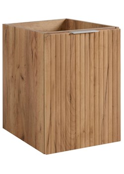 Szafka ryflowana pod umywalkę dąb craft złoty 40 cm E1-E59 ze sklepu Edinos.pl w kategorii Szafki i regały łazienkowe - zdjęcie 183831869
