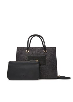 Torebka Elisabetta Franchi BS-83A-52E2-V390 Czarny ze sklepu eobuwie.pl w kategorii Kuferki - zdjęcie 183832158