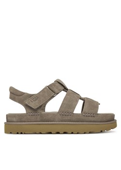 Sandały Ugg W Goldenstar Strap 1137890 Brązowy ze sklepu eobuwie.pl w kategorii Sandały damskie - zdjęcie 183832179