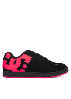 Sneakersy DC COURT GRAFFIK 300678-BHP Czarny ze sklepu eobuwie.pl w kategorii Buty sportowe damskie - zdjęcie 183832277