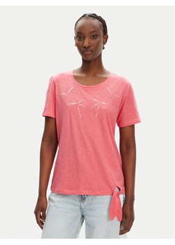 Olsen T-Shirt 11104823 Różowy Regular Fit ze sklepu MODIVO w kategorii Bluzki damskie - zdjęcie 183833047