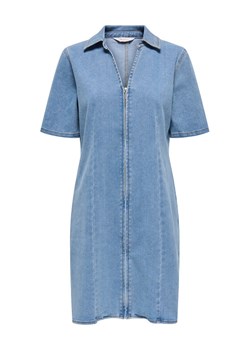 ONLY Sukienka jeansowa Frida 15360436 Niebieski Regular Fit ze sklepu MODIVO w kategorii Sukienki - zdjęcie 183833138