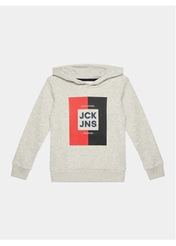 Jack&Jones Junior Bluza 12237105 Szary Regular Fit ze sklepu MODIVO w kategorii Bluzy chłopięce - zdjęcie 183833155