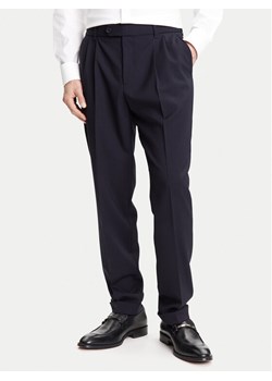 BOSS Spodnie materiałowe C-Perin-DPL 50545822 Granatowy Tapered Fit ze sklepu MODIVO w kategorii Spodnie męskie - zdjęcie 183833186