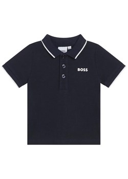 Boss Polo J05P13 M Granatowy Regular Fit ze sklepu MODIVO w kategorii Koszulki niemowlęce - zdjęcie 183833196