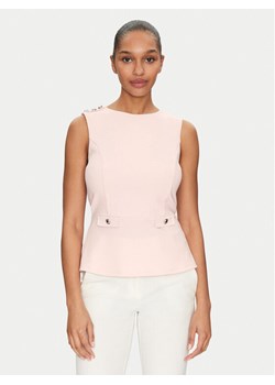 Guess Bluzka W5GP54 KCBO2 Różowy Regular Fit ze sklepu MODIVO w kategorii Bluzki damskie - zdjęcie 183833266