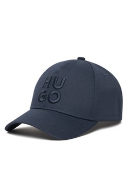 HUGO Czapka z daszkiem Jude 50533409 Granatowy ze sklepu MODIVO w kategorii Czapki z daszkiem męskie - zdjęcie 183833296