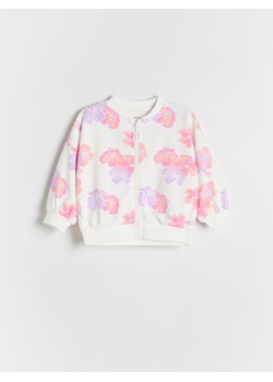 Reserved - Bluza w kwiaty - złamana biel ze sklepu Reserved w kategorii Bluzy dziewczęce - zdjęcie 183835189