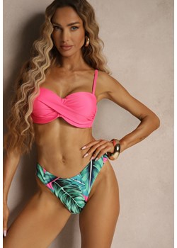 Fuksjowe Bikini 3-częściowe Biustonosz z Wiązaniem Majtki Figi i Bokserki Vinalle ze sklepu renee.pl w kategorii Stroje kąpielowe - zdjęcie 183836306