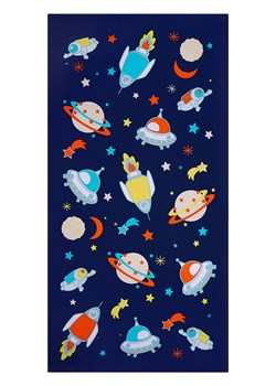 Le Comptoir de la Plage Ręcznik plażowy &quot;Galaxy&quot; w kolorze granatowym ze wzorem - 140 x 70 cm ze sklepu Limango Polska w kategorii Ręczniki - zdjęcie 183837579
