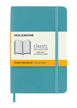 Moleskine Notatnik w kolorze turkusowym - 9 x 14 cm ze sklepu Limango Polska w kategorii Akcesoria biurowe - zdjęcie 183837797