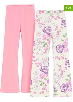 COOL CLUB Legginsy (2 pary) w kolorze jasnoróżowym i kremowym ze sklepu Limango Polska w kategorii Spodnie dziewczęce - zdjęcie 183838058