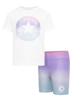 Converse 2-częściowy zestaw w kolorze biało-fioletowym ze sklepu Limango Polska w kategorii Komplety dziewczęce - zdjęcie 183838319