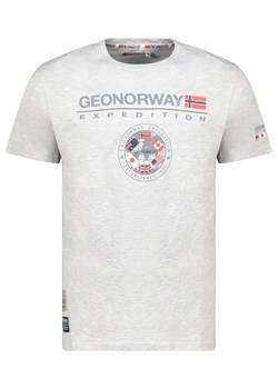 Geographical Norway Koszulka &quot;Jvick&quot; w kolorze szarym ze sklepu Limango Polska w kategorii T-shirty męskie - zdjęcie 183838459
