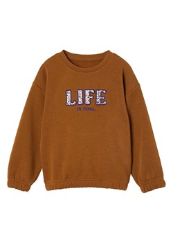 vertbaudet Bluza w kolorze jasnobrązowym ze sklepu Limango Polska w kategorii Bluzy chłopięce - zdjęcie 183838508