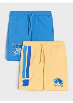 Sinsay - Szorty 2 pack Sonic The Hedgehog - wielobarwny ze sklepu Sinsay w kategorii Spodenki chłopięce - zdjęcie 183839939