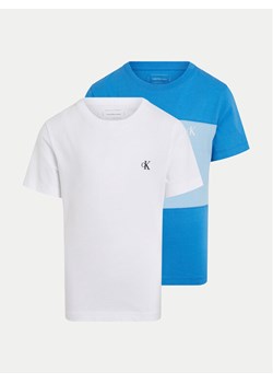 Calvin Klein Jeans Komplet 2 t-shirtów Color Block IB0IB02441 Kolorowy Regular Fit ze sklepu MODIVO w kategorii T-shirty chłopięce - zdjęcie 183840795