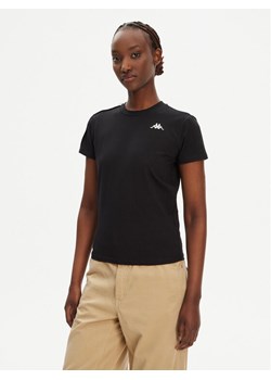 Kappa T-Shirt Banda Pippigt 351N56W Czarny Regular Fit ze sklepu MODIVO w kategorii Bluzki damskie - zdjęcie 183840836