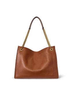 LAUREN RALPH LAUREN Torebka 431969352001 Brązowy ze sklepu MODIVO w kategorii Torby Shopper bag - zdjęcie 183840855