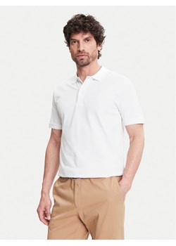 Pierre Cardin Polo C5 21354.2110 Biały Regular Fit ze sklepu MODIVO w kategorii T-shirty męskie - zdjęcie 183840919