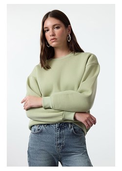 trendyol Bluza w kolorze zielonym ze sklepu Limango Polska w kategorii Bluzy damskie - zdjęcie 183841965