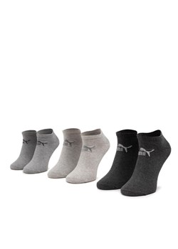 Puma Zestaw 3 par niskich skarpet unisex 907932 r. 39/42 Szary ze sklepu MODIVO w kategorii Skarpetki damskie - zdjęcie 183842125