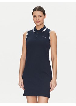 Guess Sukienka codzienna V5GK04 KCOK1 Granatowy Regular Fit - id: 0000304858291 - marki Guess - 183842139 Guess Sukienka codzienna V5GK04 KCOK1 Granatowy Regular Fit ze sklepu MODIVO w kategorii Sukienki - zdjęcie 183842139
