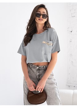 bluzka helvara szara one size ze sklepu UBRA w kategorii Bluzki damskie - zdjęcie 183843226