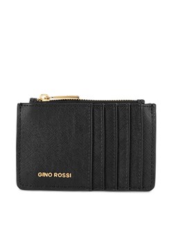 Etui na karty kredytowe GINO ROSSI QYL0022 Czarny ze sklepu eobuwie.pl w kategorii Portfele damskie - zdjęcie 183843695
