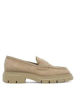 Loafersy Gino Rossi GRACE-E24-26372LM Beżowy ze sklepu eobuwie.pl w kategorii Półbuty damskie - zdjęcie 183843745