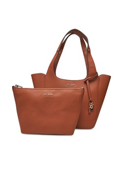 Torebka Guess Calista HWBG73 34220 Brązowy ze sklepu eobuwie.pl w kategorii Torby Shopper bag - zdjęcie 183843796