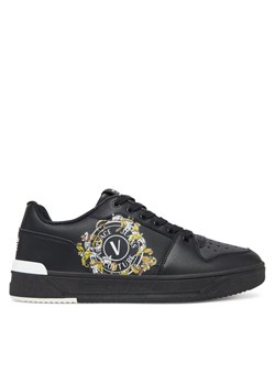 Sneakersy Versace Jeans Couture 78YA3SJ1 Czarny ze sklepu eobuwie.pl w kategorii Buty sportowe męskie - zdjęcie 183843869
