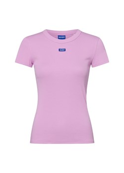 HUGO BLUE Koszulka damska - Easy Tee_B Kobiety Bawełna bzowy jednolity ze sklepu vangraaf w kategorii Bluzki damskie - zdjęcie 183845418