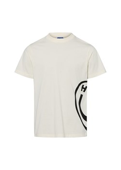 HUGO BLUE Koszulka męska - Vintage Tee_B_5 Mężczyźni Bawełna écru nadruk ze sklepu vangraaf w kategorii T-shirty męskie - zdjęcie 183845425