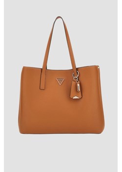 GUESS Brązowa shopperka damska Meridian Girlfriend ze sklepu outfit.pl w kategorii Torby Shopper bag - zdjęcie 183847878