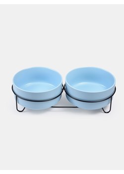Sinsay - Miski dla psa i kota 2 pack ze stojakiem - błękitny ze sklepu Sinsay w kategorii Dla zwierząt - zdjęcie 183848589