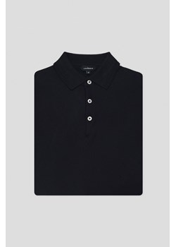 Sweter Polo z Wiskozą Czarny Jorge ze sklepu Lancerto S.A. w kategorii Swetry męskie - zdjęcie 183849376